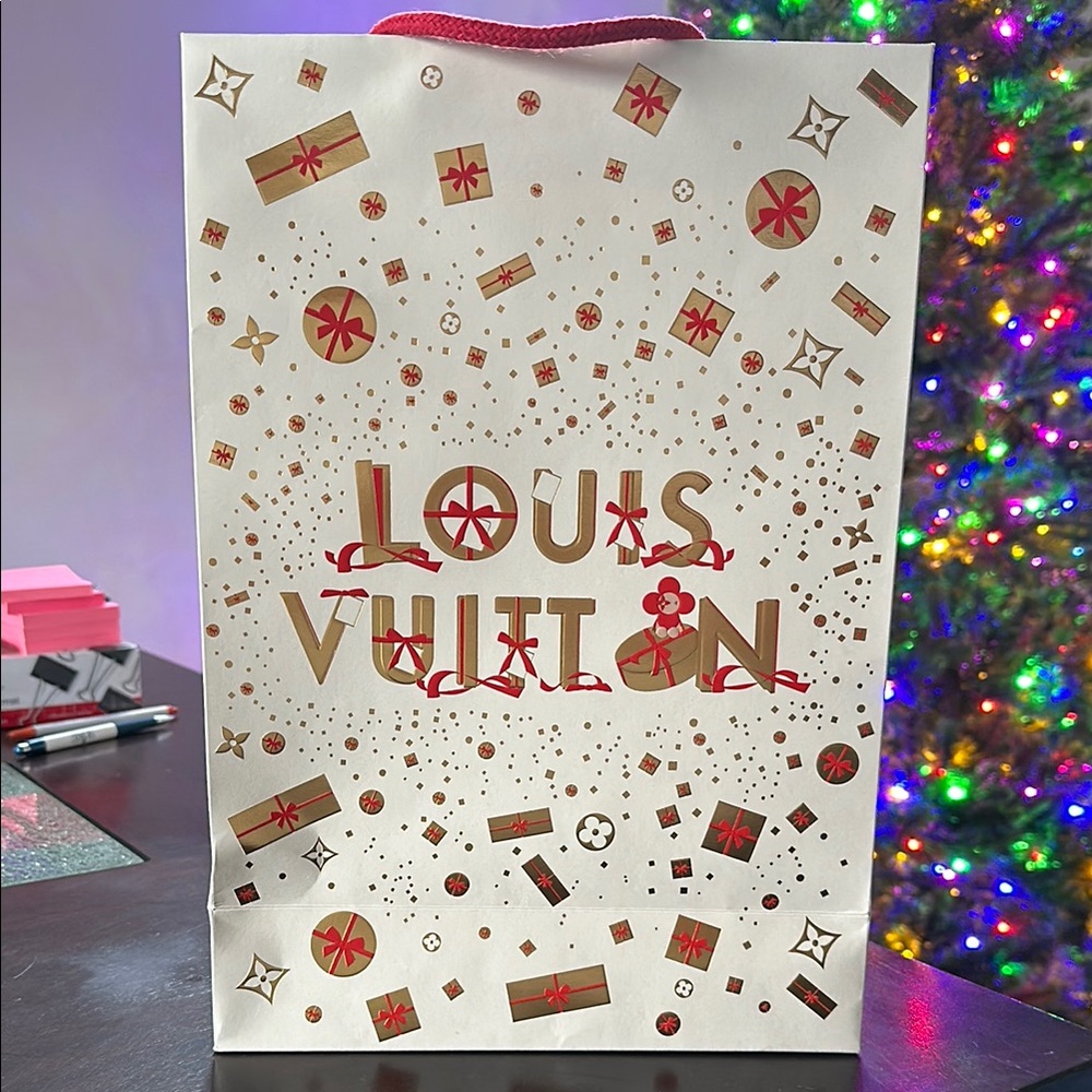 Louis Vuitton Gift Bag - Festive Design